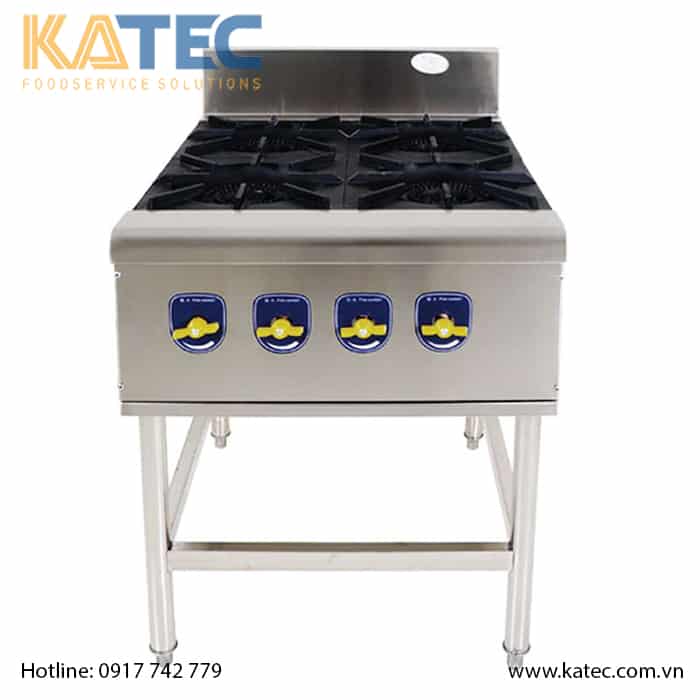 Open Burner Gas Range (4 burners)