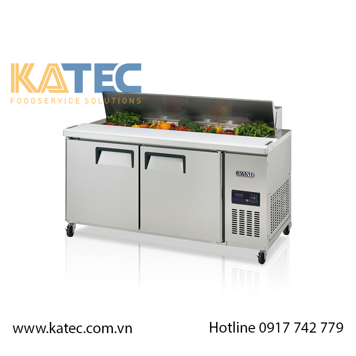 BÀN SALAD 2 CỬA CÓ NẮP MODEL GS-60R-C